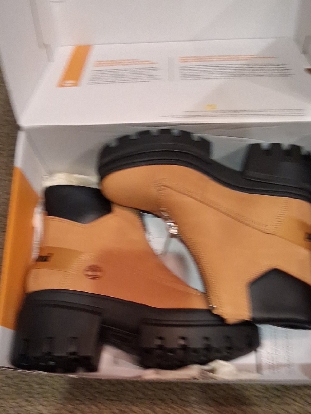 Timberland Women's Wheat Front-Zip Lug Sole Booties - Picture 8 of 8